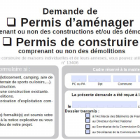 image d'une demande de permis de construire illustrant un article sur la délivrance et bail commercial