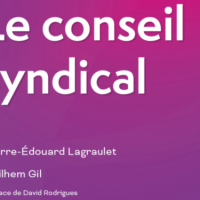 Fragment de la couverture de l'ouvrage sur le conseil syndical, collection guide de la copropriété