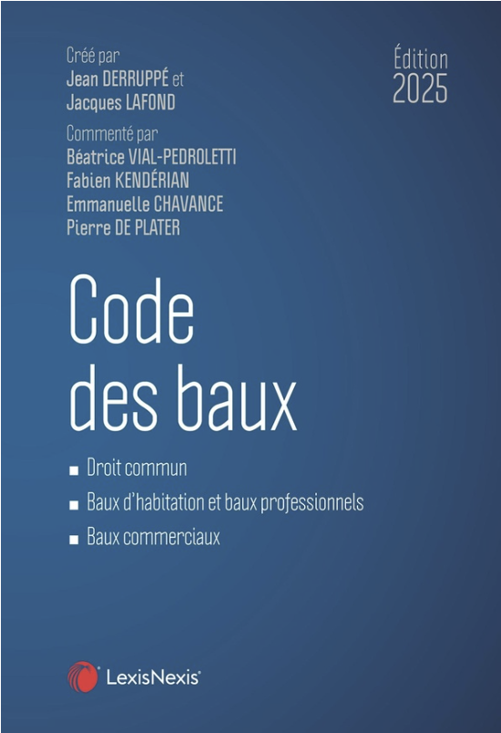 Couverture du Code des baux 2025