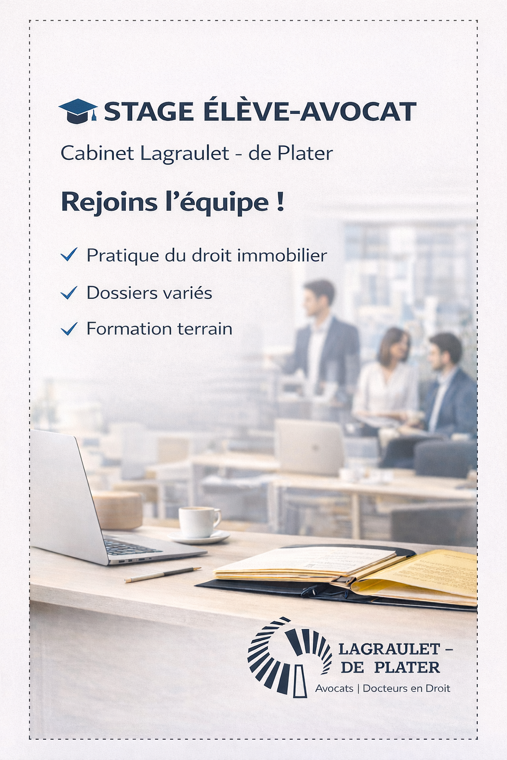 Lire la suite à propos de l’article Offres de stage en Droit immobilier (Paris et Bordeaux)